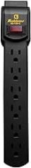 Koblenz Surge Suppressor, Surge Protector for Electronics with 6 Outlets and 3' AC Power Cord, 15 Amp Power Switch, 150 Joules Protection, Black, SS-150
