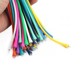 90 Pcs Jewelry DIY Silicone Rubber Cord Stretch Wire Stud Pin for Bracelet 18 Different Colors for Jewelry Bracelet DIY Design (18cm)