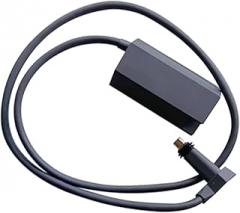 Ethernet Adapter for V2 Rectangle Dish Internet Antenna, Stable Connection Fast Setup Rubber and Copper External Network Adapter, Ethernet Adapter Accessories