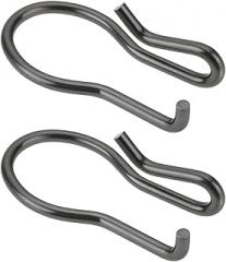 ECSiNG 2Pcs Electronic Exhaust Flap Control Valve Actuator Clip Spring Fixed Bow Clamp 18307620323 Compatible with BMW 2/3 Series X5 X6 I8