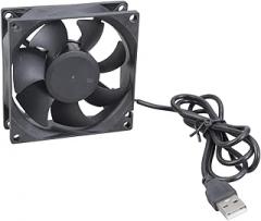 80 mm DC5V Brushless Cooling Fan USB Drive Case for Electronics USB Cable Cooling System Fan