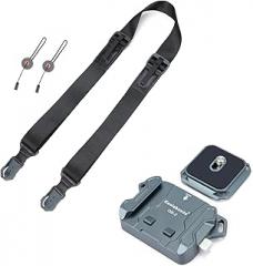 Camera Shoulder Strap with QB-2 Quick Release Plate Kit