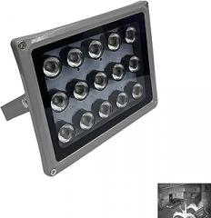 IR Illuminator for CCTV Security Cameras,12V ir Light 15 LED Infrared Illuminator Lights, Rainproof, Automatic Switch at Night (15-lamp IR Illuminator)