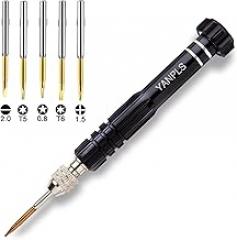 Small Screwdriver Watch Glasses Mini Set, Micro Precision Tiny Screwdriver Set Small Screwdriver Set for Electronics Eyeglass (black)