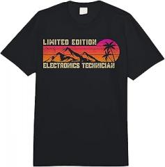 Retro Vintage Graduation Personal Profession Gifts Electronics Technician Job Birthday Worker Professional Comfort Colors Adult Heavyweight T-Shirt