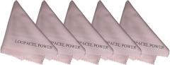 LOOPACELL 5 Pink Microfiber Cleaning Cloths, for Tablets, LCD TVs, Cell Phones, Laptops, Cameras by Loopacell
