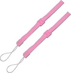 Anti-Dropping Hand Wrist Straps Lanyard Wristband for WiiU Wii PS4 VR PS3 Move PSV PSP New 3DS XL 3DSXL Controller (Pink)
