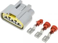 1-20Sets 3 Pin Way Sealed Car Automotive Waterproof Electronic Fan Plug Connector With Terminal Pins DJ7031YA-6.3-11/21(Female set,1Set)