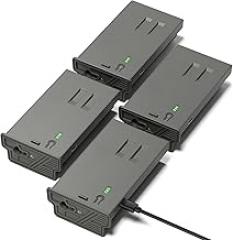 New Reveal Camera Battery Pack Compatible with Camera Reveal Ultra, X Gen 3.0, Pro 3.0, X, X Pro, X Gen 2.0, XB, SK Upgraded LED Meter & Solar Charging