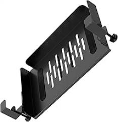 Space Efficient Desk Mount Storage Traylong-Lasting Metal Holder for Electronics Documents Tools Mess Worksurface Design Desk Storage Tray for Office Supplies