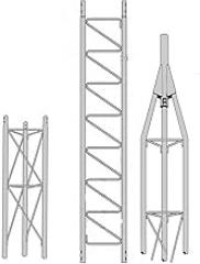 ROHN 25G Series 20' Tower with 25AG Top Section with Set Screw
