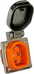 SmartPlug - SmartPlug 50 Amp Boatside Inlet - Stainless Steel