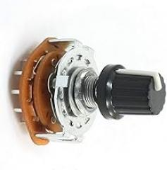 Electronic Machine Wall Switches 3P4T 3Pole 4 Position 2 Deck 15 Pin Light Switches Rotary Switch