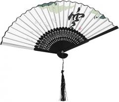 Milisten Foldable Hand Fan Vintage Chinese Style Wedding Decoration Photography Prop for Women Compact Portable Dance Accessory Elegant Design for Events and Parties