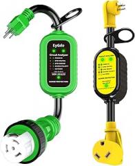 EyGde 50 Amp to 15 Amp 110 RV Adapter with Surge Protector+30 Amp to 15 Amp 110 RV Adapter - Patented 4200J Power Adapter with Surge Protector