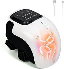brenzo 2026 New 3-in-1 Cordless Knee Massager with Heat, Red Light Therapy & 3 Vibration Modes, 3 Heating Levels, Heated Knee Pad for Pain Relief, Gifts for All Ages