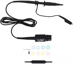 Oscilloscope Probe Universal 500MHz High Performance Passive Oscilloscope Probe Kit with Adjustable Accessories for Electronic Testing ABS Material 140cm Length