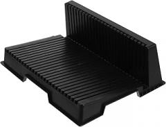 Anti-Static 25-Slot PCB Board Holder L-Shaped Circuit Board Rack Anti-Static Bar Bracket for Electronics Assembly and ESD Protection