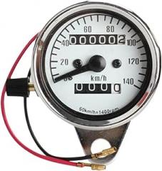 Motorcycle Mini Electronic Speedometer with Odometer Night Light Motorbike Dashboard Motorbike Tachometer Speedometer Odometers