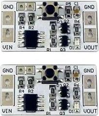 DC 3.3V 5V 12V Bistable Self-Locking Electronic Switch Board for Arduino UNO MEGA2560 ESP32 ESP8266 LED Motor (2PCS)