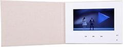 7 Inch Video Greeting Card, Video Brochure Electronic Greeting Card with LCD Screen, Hard Paper Video Invitation for Birthday, Christmas, Anniversary, Marketing