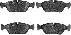 KarParts360 For Maserati Spyder 1990 1991 Disc Brake Pads | Front | Set Of 4 | Electronic Pad Wear Sensor Type