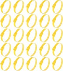 100pcs Reusable Cable Ties Cord Wraps for Electronics Cord Organizer Fastening Straps Hook and Loop Closure Yellow 12mm X 300mm for Home and Office Cable Management