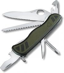 Victorinox Swiss Soldier Knife 08 10 Functions, Olive/Black