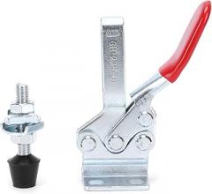 Toggle Clamp Horizontal Quick Fixture Welding Clamp for Metal Plates Circuit Boards Machine Operation Welding Mold Electronic Equipment Installation Iron Plastic 11x8cm 251g