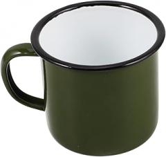 Milisten Retro Enamel Camping Mug Vintage Enamelware Cup for Outdoor Activities Hiking and Picnics Durable Design Optimal Capacity Smooth Finish for Coffee and Tea