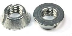 (VV #16) 25 Pieces 1/2-13 Tri-Groove/Trident Tamper Proof Security Nuts Zamak 5 Zinc Anti-Theft