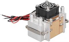 Performance Semiconductor Refrigeration System, Lightweight Aluminum Alloy Construction, Versatile for Industrial and DIY Applications, Dual Core Cooling with DC12V Voltage,