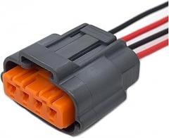 4 Pin Automotive Ignition Electronic Controller Throttle Position Transducer Connector Harness Fit Compatible 6195-0030(1Pc)