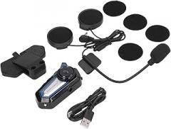 GOTOTOP BT31 Helmet Headset, 5.0 Noise Cancelling Music and Intercom for Cyclists