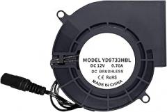 97mm 12V Centrifugal Blower Fan Ball Bearing for Electronics Cooling and Ventilation Outdoor Electric BBQ Blower Fan