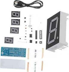 LIFKOME SCM LED Digital Clock Kit Assembled Electronic Clock LED Display DIY Components for Home Decor Projects