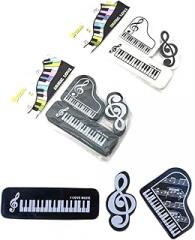 3Pcs/Set Musical Piano Notes Shaped Rubber Pencil Eraser School Students Stationery Correction Supplies for Gifts New 2025 High Reliable Electronic Component, Precision, Stable Performance