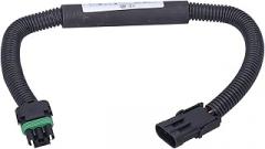 Solenoid Jumper Wire 3 - in 3 - Out, Flameout Electronic Protector Plug Connection Cable, DC12V/24V Universal Solenoid Valve Accessories, ABS Plastic Material for Cummins C