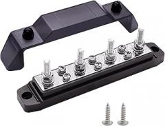 Ampper Power Distribution Block Bus Bar 12V, 4 x M6 (1/4