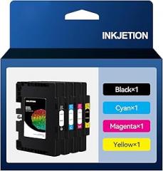 (New Chip) SG500 SG1000 Submation Ink Cartridges High Yield 4 Pack Compatible with Sawgrass Virtuoso SG500 Virtuoso Sawgrass SG1000 Printer (Black, Magenta, Yellow, Cyan)