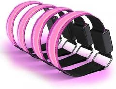 Luminous Arm Bands Reflective Arm Band Luminous Bracelets USB Charged Adjustable Safety Bands for Outdoor Jogging Running Sport Nylon Webbing LED Electronics Red Orange Yellow