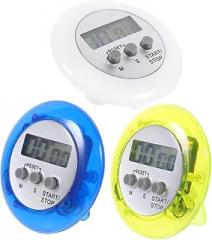 Amosfun 3Pcs Pocket Digital Timers with Display for Kitchen Cooking Baking Sports Games Office Use Portable Multi Color Electronic Countdown Stopwatch for Homework Exercise Gym Activities