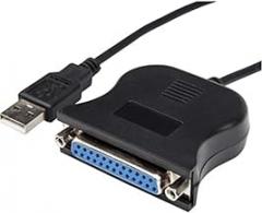 Rocstor Premium 4 ft Parallel Printer Adapter - USB - DB25 Parallel - Type A Male USB DB25F to USBA