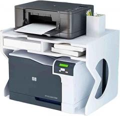 Printer Stand Printer Shelf Rack Printer Support Bracket Office Desktop Storage Storage Mat High Shelf Display Base Bracket Office Printer Stand Printer Shelves (Size : 42x31x25.6cm)