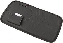 Car Sun Visor DVD CD Holder, Large Capacity, 11.8 X 6.3 Inches, Versatile, Lightweight, Wear-Resistant, for SUVs and Trucks. Bag, Black