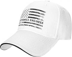 ASEDFGT Electronics Engineer USA Flag Baseball Cap for Men Women Sun Hat Adjustable Trucker Caps Ball Cap