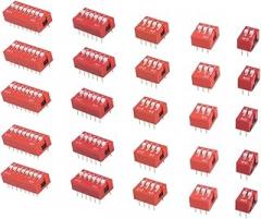 35pcs Dip Toggle Slide Type Electronic Configuration Coding for Circuit Control Premium Versatile Rigorous Quality Testing for Electronic Devices