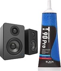 Speaker Repair Glue, High Performance Black Sealant Repairs, Multipurpose Adhesive, Sealant Repairs Strong Bonding Speakers Equipment, for Electronics Speaker Repair and Assembly