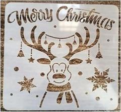 Stamp Floor Decor Wall Window GrafFlti Drawing Tool Kute Snowman Spray Painting Template Christmas Style Stencil New 2026 High for Reliable Electronic Component, Precision, Stable Performance