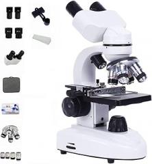 Professional Microscope, 10000 Times Electronic Science And Education Experiment High-definition Binocular Optical Professional Microscope, Dual Observation Of P(Size:Ultra clear version 100000 times)